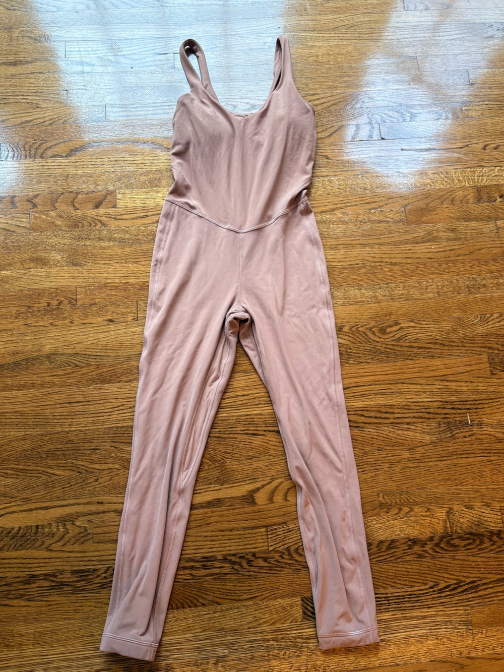 Lululemon Tan Align Bodysuit One-Piece Jumpsuit Romper